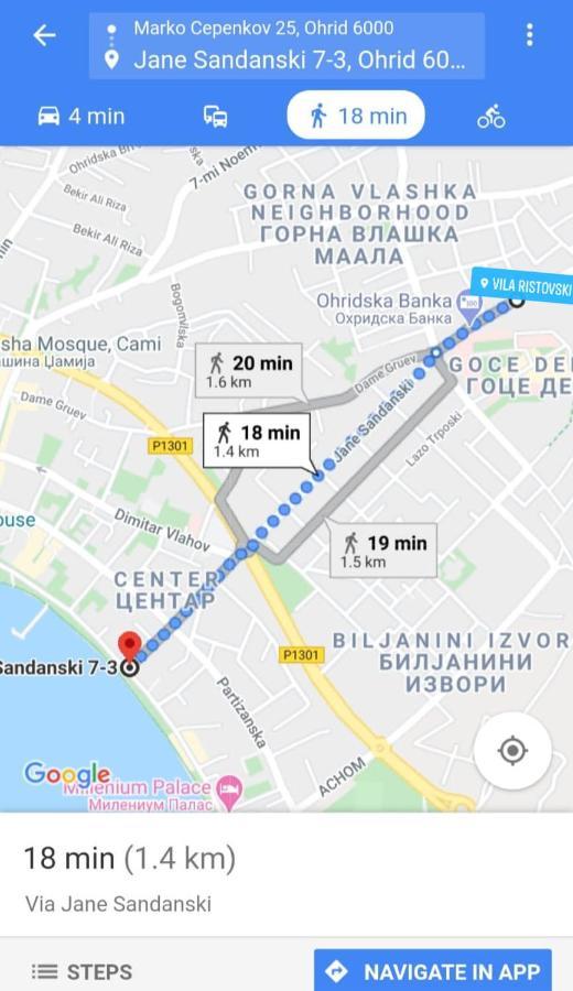Villa Ristovski Οχρίδα Εξωτερικό φωτογραφία